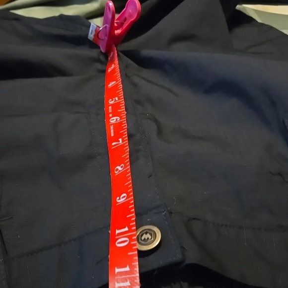 W "Multi-Bag" Unisex Black Ripstop Stretch Waist Tactical Cargo Pants Size L - Picture 12 of 16